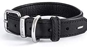 EzyDog Item Details Oxford Premium Adjustable Leather Dog Collar - Extra Large - Black