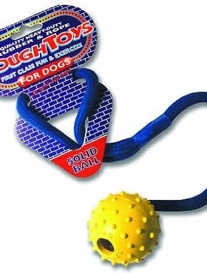 Happy Pet Studded Rope Ball 2"