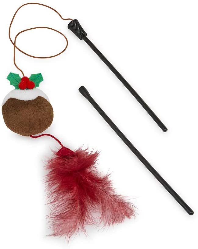 Petface Christmas Festive Fun Pudding Cat Teaser