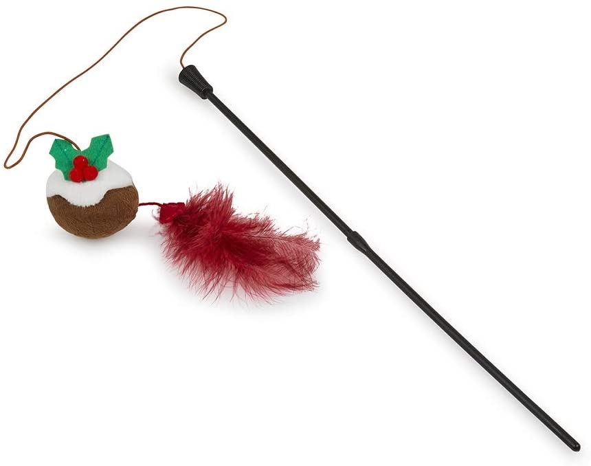 Petface Christmas Festive Fun Pudding Cat Teaser - Image 2