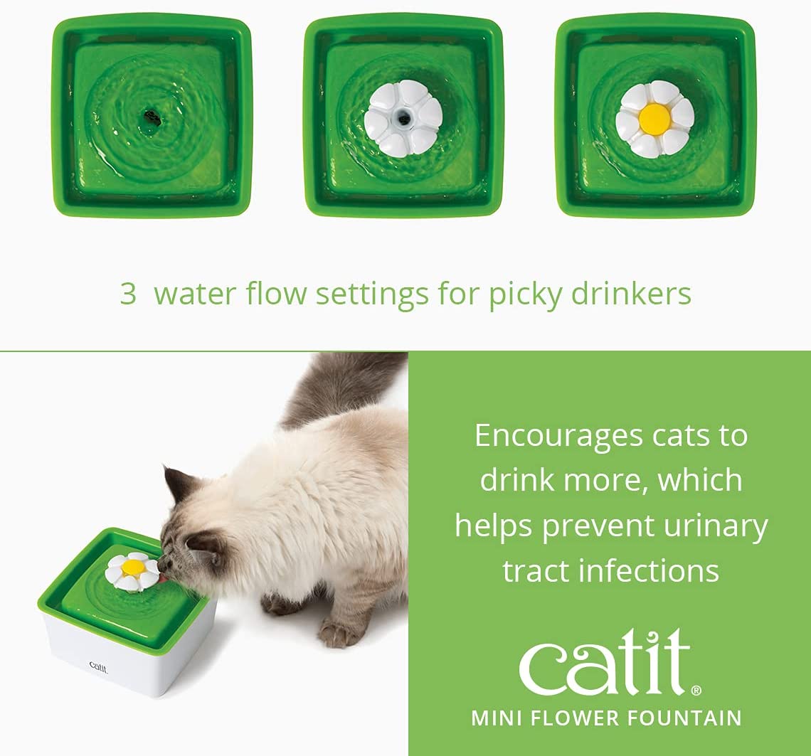 Catit Mini Flower Foutain for Kittens/Small Cats - Image 3