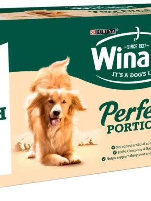 Winalot Perfect Portions Dog Food Pouches Meat in Jelly, 40 x 100g