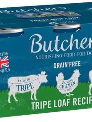 Butcher's Tripe Loaf Dog Food Tins, 6x400g