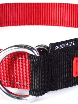 EzyDog Collar Checkmate, Red, Large