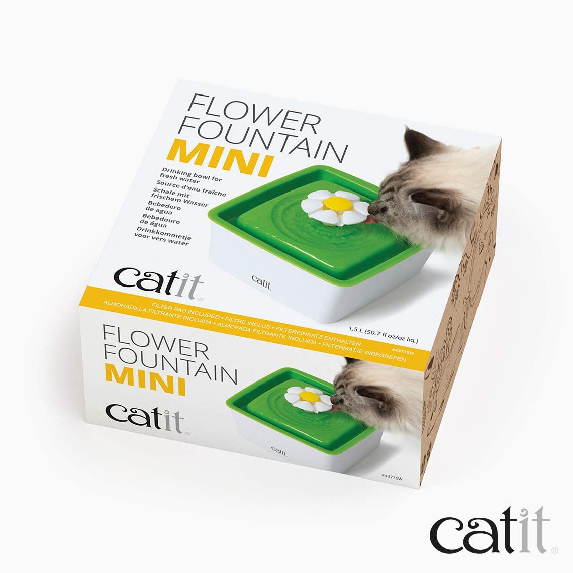 Catit Mini Flower Foutain for Kittens/Small Cats - Image 2