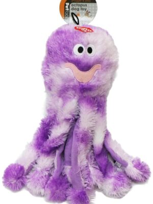Petface Dog Toy, Medium, Octopus dog toy snuggle and play