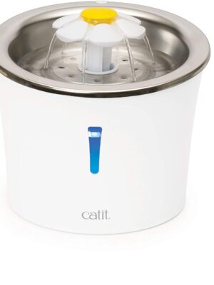 Catit Flower Fountain Stainless Steel 3L Cat Fountain Drinking Bowl