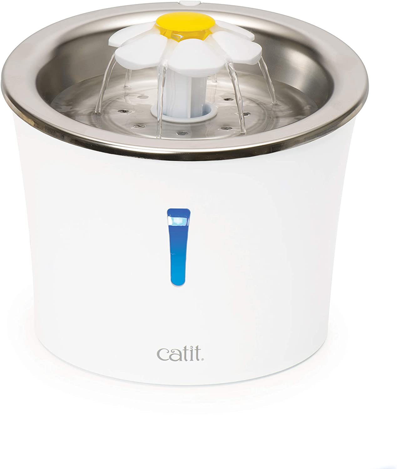 Catit Flower Fountain Stainless Steel 3L Cat Fountain Drinking Bowl