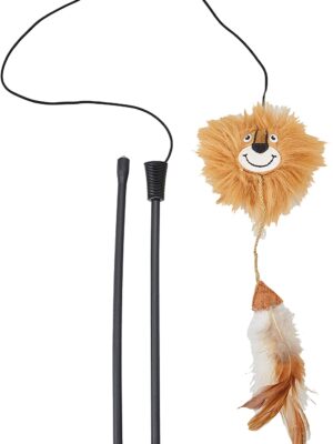Petface Catnip Lion Teaser Toy for Cats and Kittens