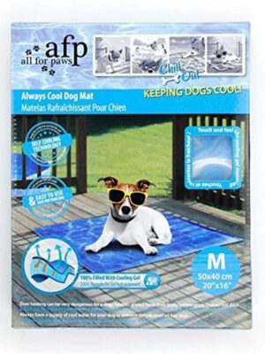 All for Paws 8003 Chill Out – Cooling Mat for Dogs Medium,All For Paws Chill Out Refreshing Blanket, Size m, 50 x 40 cm
