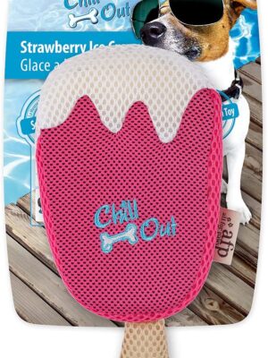 All For Paws Chill Out Blueberry Ice Cream Dog Chew Toy, 2.5 kg (Stawberry Ice Cream)