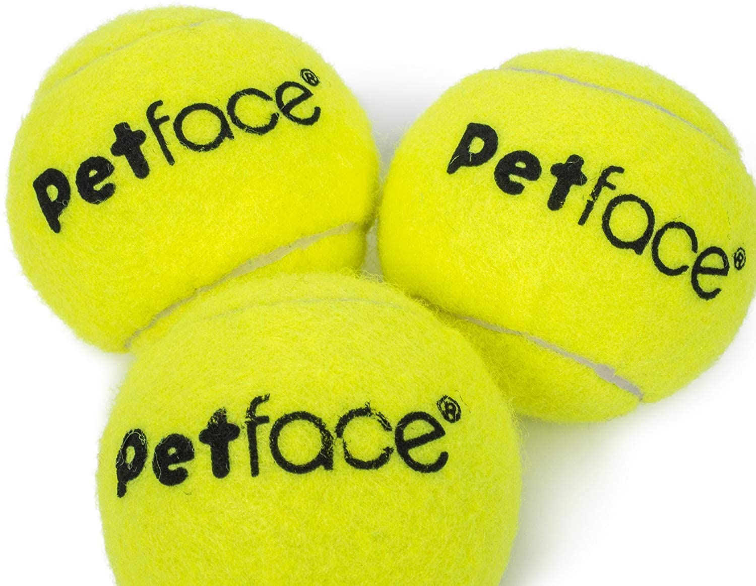 Petface Super Tennis Balls For Dogs, Throw and Fetch, Outdoor Exercise, 12 Pack - Image 2