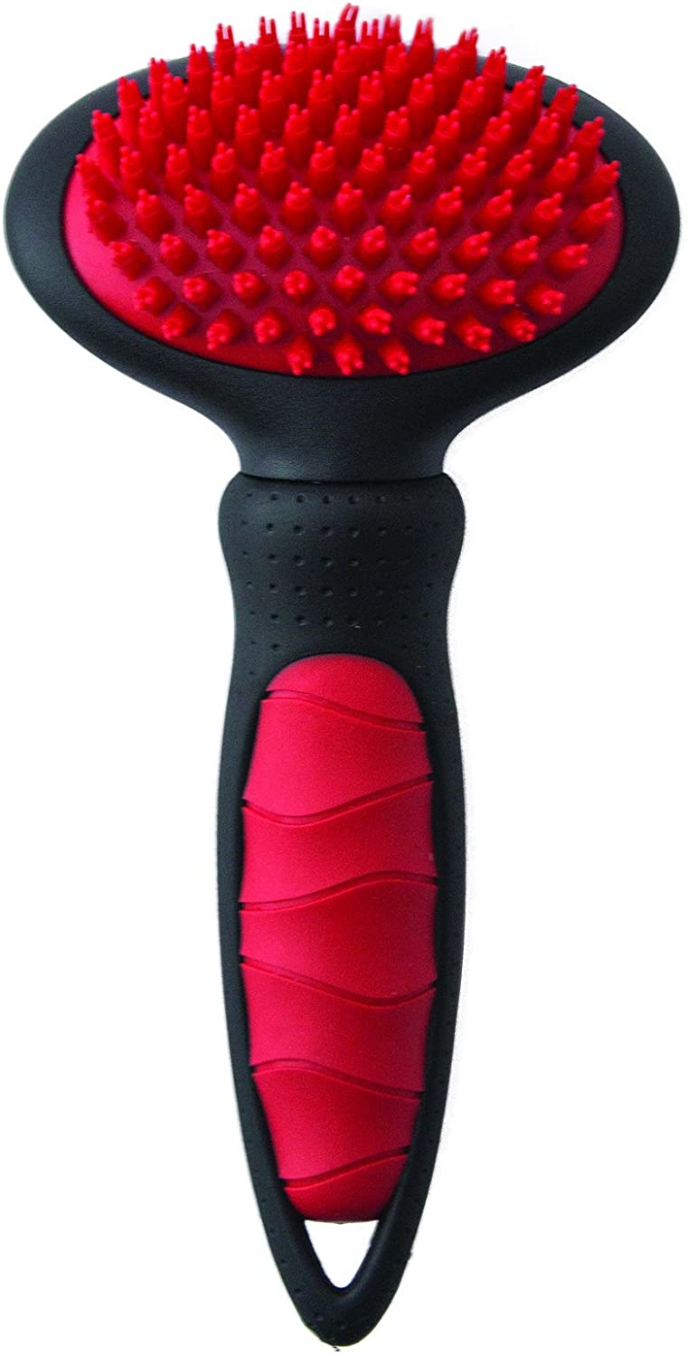 Mikki Dog, Puppy, Cat Grooming Massage Slicker Brush - Gentle, Relaxing Grooming - Small - Image 2