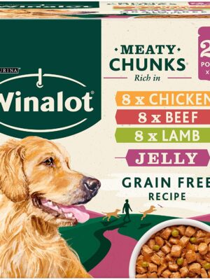 Winalot Dog Food, Mixed in Jelly, 24 x 100g